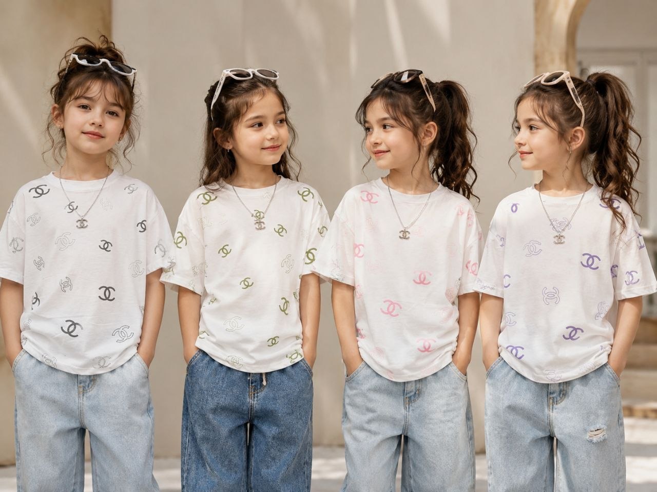 تیشرت دخترانه اورجینال‌استایل Chanel | وارداتی شیک