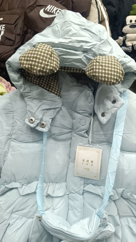 کاپشن بچه گانه وارداتی /دخترانه / طرح پایین کش دار