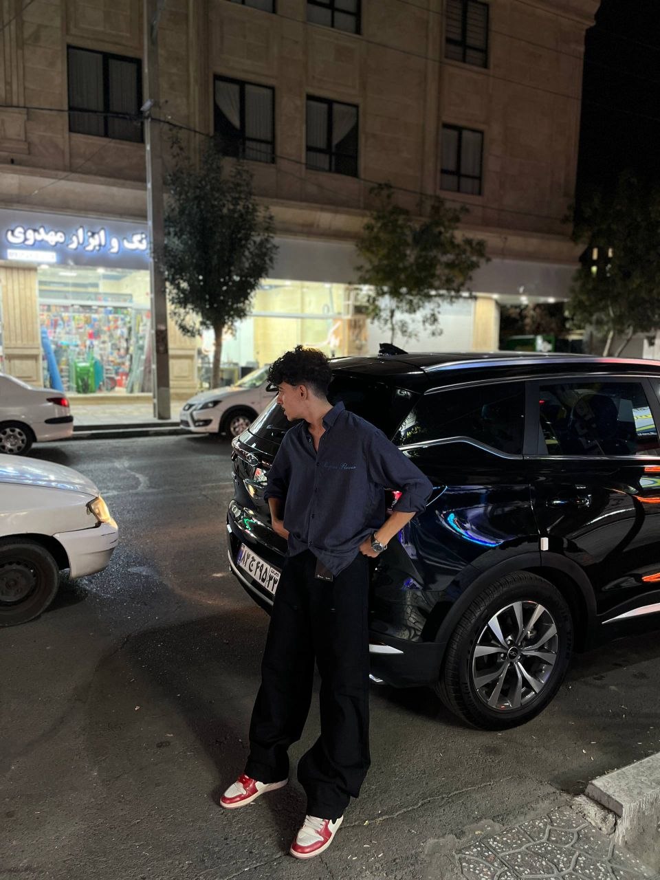 پیراهن مردانه/ سورمه ای  /